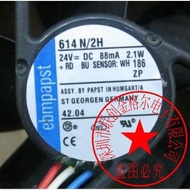 [Ready Stock Cooling Fan] 614N/2H 614N/2GH 24V 88MA 2.1 W 614H 614H/2HHR Original Imported 3-Wire Fa