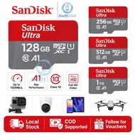 SanDisk Ultra A1 Class 10 microSD UHS-I Card for Smartphone & Tablets(16GB-512GB) UP TO 140MB/s
