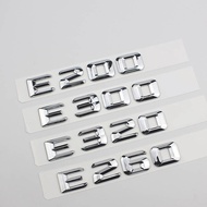 2015 3d ABS Letters Car Sticker Rear Trunk Badge E43 E63 E200 E220 E260 E300 E320 Emblem Logo For Me