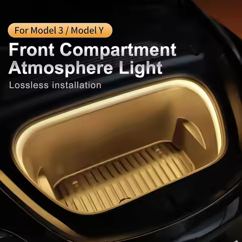 Front Trunk LED Strip Light Kit for Tesla Model 3/Y 2.3M 2.5M Flexible Front Trunk Light Bar LED Lam