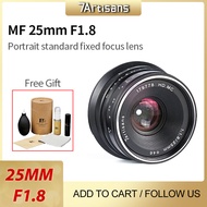 7artisans 7 artisans 25mm F1.8 Manual Focus Prime Lens For Sony E/Fujifilm FX/Canon EOS-M/Nikon Z/Olympus And Panasonic Micro 4/3 Mount
