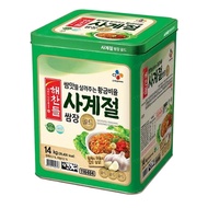 ซัมจัง ซอสจิ้มหมูย่าง ราคาส่งสำหรับร้านค้า large capacity for korea restaurant ssamjang 14kg CJ 해찬들 사계절 쌈장