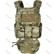 Uniontac 1000D Nylon Laser Cut Molle Quick Release Vest Plate Carrier With Molle Pouch Storage Bag A