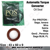 Automatic Torque Converter VITON Oil Seal (POS) / ATM Oil Seal- Proton Saga Wira Waja Persona 43*60*