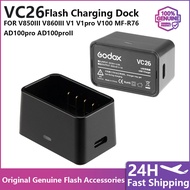 Original VC26 Flash Charging Dock Speedlite Charger Base For  V1 V1Pro V100 AD100pro AD1V850III V860