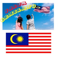 [MRSAVE] Sales Merdeka Bendera Malaysia Flag 2'x4' Flag Malaysia Jalur Gemilang Bendera Besar Tali I