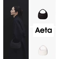 Aeta Genuine Leather Crescent Bag Women's 2024 Popular Portable Crescent Bag High-End Texture Niche 