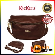KICKERS ORIGINAL COW LEATHER WAIST POUCH BAG BEG LELAKI KULIT ORIGINAL LEMBU ASLI BEG PINGGANG BRAND