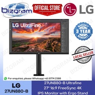 LG 27UN880-B Ultrafine 27" 16:9 FreeSync 4K IPS Monitor with Ergo Stand (3-Years SG Warranty)