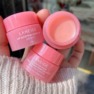 Laneige lip sleeping mask moisturizes, softens lips, helps reduce dark lips, mini size 3g