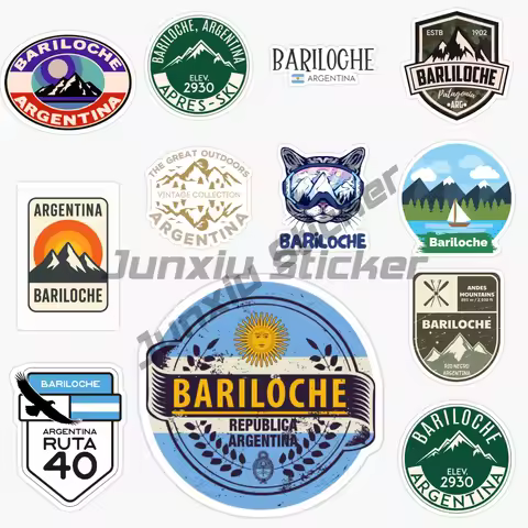 Argentine Resort Bariloche Scenery Hiking Vinyl Car Stickers Self-adhesive Stickers Laptop Sticker