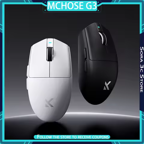 MCHOSE G3 V2 PRO Wireless Mouse Bluetooth Tri Mode Ergonomics Lightweight Laptop Office Gaming Compu
