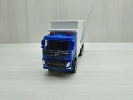全新盒裝~1:72~富豪 VOLVO 廂式貨運車 藍白色 合金模型玩具車