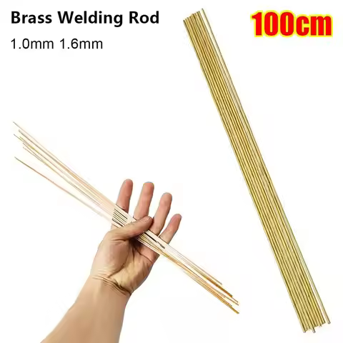 1.0mm 1.6mm 100cm Brass Rods Wires For Repair Welding Brazing Soldering Low Temperature Brass Weldin
