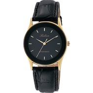 [Citizen Q&Q] Watch Analog Waterproof Leather Strap QA36-102 Men's Black 【Direct From Japan】