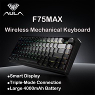 Aula F75MAX Wireless Mechanical Keyboard - Hot-Swappable RGB Backlit Bluetooth/2.4G/USB-C Triple Mod