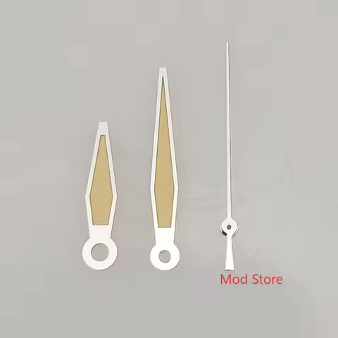 New Arrival Watch Hands Silver/Gold For 3 Hands Pilot's Watch Set For DG2813 Miyota8215 Movement Sup