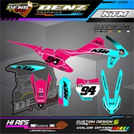 KTM MD002 FULL BODY MOTORCYCLE DECAL STICKER