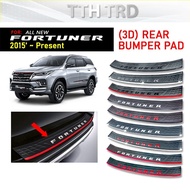 Hc Cargo Toyota Fortuner 2016 - 2021 Rear Bumper Pad Guard Protector Toyota Fortuner Accessories 201