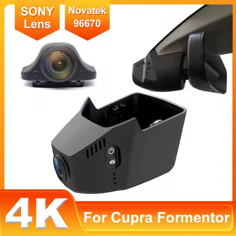 For Cupra Formentor 2021-2025 Front and Rear 4K Dash Cam for Car Camera Recorder Dashcam WIFI Car Dv