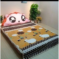 3-layer velvet felt bed carpet, 1m2x1m9, 1m6x2m, 1m8x2m