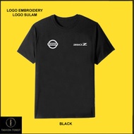 Round Neck T shirt Microfiber Quick Dry Fit Jersey Logo Embroidery Sulam Nissan Fairlady 350Z Coupe 
