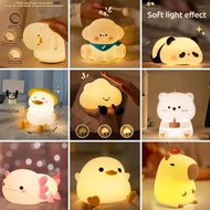 Cute Night Light Capybara Light/ Duck Night Light/ Panda Light/ Axolotl Light/ for Bedroom Living Ro