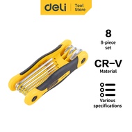 Deli Tools Hex Key Sets 8 Piece Set CR-V Material [1.5-8mm] DL3598