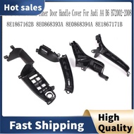 4Pc Car Door Switch Panel Inner Door Handle Cover for  A4 B6 B72002-2008 8E1867162B 8E0868393A 8E086
