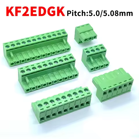 (5/10 PCS) KF2EDGK 5.08mm 5.0mm Plug-in Terminal Block 2EDGK 5.08 / 5.0 Phoenix Terminal Block Wirin