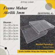 Acrylic Dowry Frame 3mm 15x20 20x20 20x25 25x25 20x30 25x30 Full Clear Acrylic Frame Telescope Model