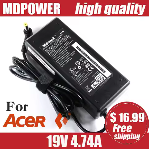 For ACER ADP-90CD DB ADP-90SB BB HA-A0904A3 ADP-90CD DB CPA09-A065N1 laptop power supply power AC ad