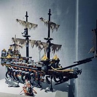 積木玩具 大型積木 益智積木 兼容樂高黑珍珠號加勒比海盜船模型拼裝玩具帆船積木男孩兒童禮物