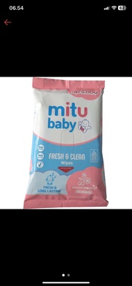 Tisu basah Mitu 30 SHEET - tisu bayi - tisu basah