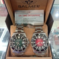 [JH TIME] Original Balmer Automatic Men Watch 8135G Sapphire 5ATM Business Casual Formal