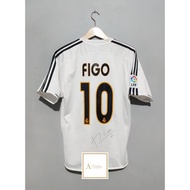 jersey original real madrid home 2003/2004 signed Figo