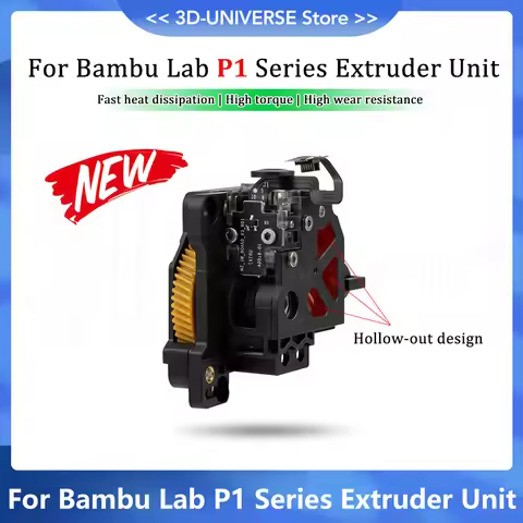 High Quality Extruder Assembly Parts for Bambu Lab P1 Series P1P P1S 3D Printer Accessories