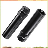 7 Spline Lug Nut Key 6 Spline Lug Nut Socket Removal Tool, 2 PCS Dual Hex Drive Aftermarket Wheel Lo