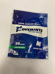 Movemints® Clear Aligner Mints 透明牙套薄荷糖  透明牙箍薄荷糖 CHEIWES CHEWIE 牙箍咬膠 Invisalign 隱適美 隱形牙套薄荷糖