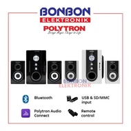 Polytron PMA 9320 Bluetooth Multimedia Speaker Radio FM / PMA9320 - Hitam