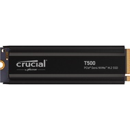 Crucial T500 PCIe Gen4 NVMe M.2 SSD with heatsink - 1TB | 2TB | 4TB