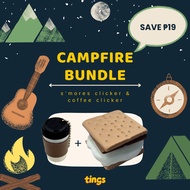 Campfire Bundle | Clicky Tings | Smores + Coffee Fidget Clicker Set