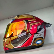 Helm KYT K2 Rider Iron Man - Paket Ganteng (Ongkir Termurah 2kg)