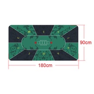 Karpet Playing Mat Playmat Texas Holdem Poker 180cm x 90cm/120cm x 60cm Karpet Playing Alas Meja Tab