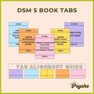 ➬ ∝ ☑ DSM 5 BOOK TABS PSYCHOLOGY