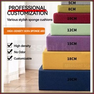 Customized 35D/50D/65D high-density sponge sofa cushion thickened window cushion mahogany hard cushi
