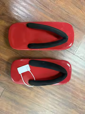 Anime Cos Jiraiya Cosplay Shoes Japanese Clogs Halloween