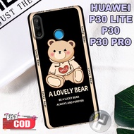 G14 -Silicon Huawei p30 lite - softcase pro camera Huawei p30 - LUCKY BEAR Motif Flexible Rubber Material - Casing Huawei p30 pro - Silicone p30 lite- case p30-p30 pro-- all type hp