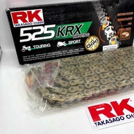 RK RANTAI GB525 KRX X-RING/525 X RING CHAIN 120L(NEW PACKING)(KOTAK WARNA HITAM0