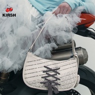 KIRSH กระเป๋าถือมีเชือกผูกพิมพ์ลาย [KIRSH] 24SS